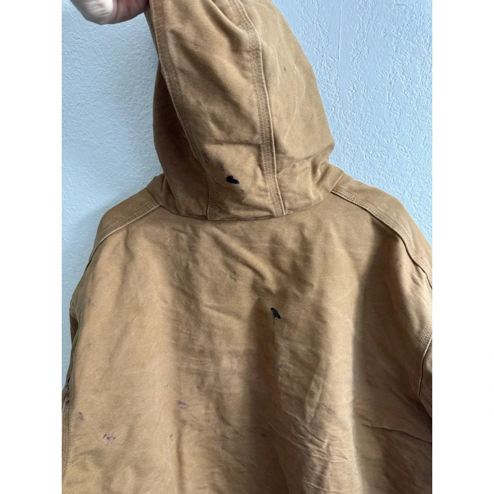 Carhartt J140-M Made IN USA‎ Duck Active Jacket Size 2XL Brown Mens